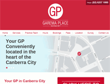 Tablet Screenshot of garemaplacesurgery.com.au